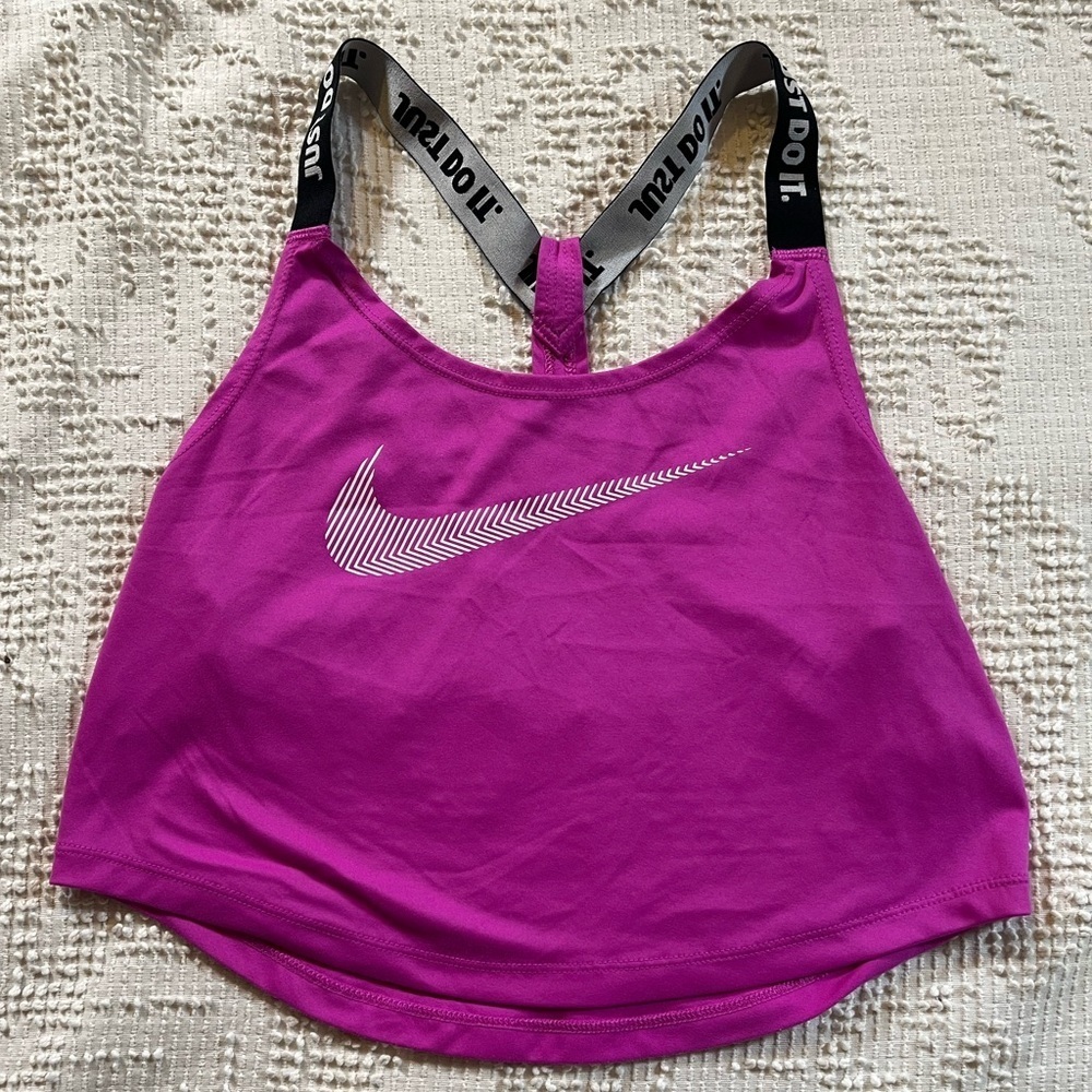 Nike Fuchsia Athletic Crop Top